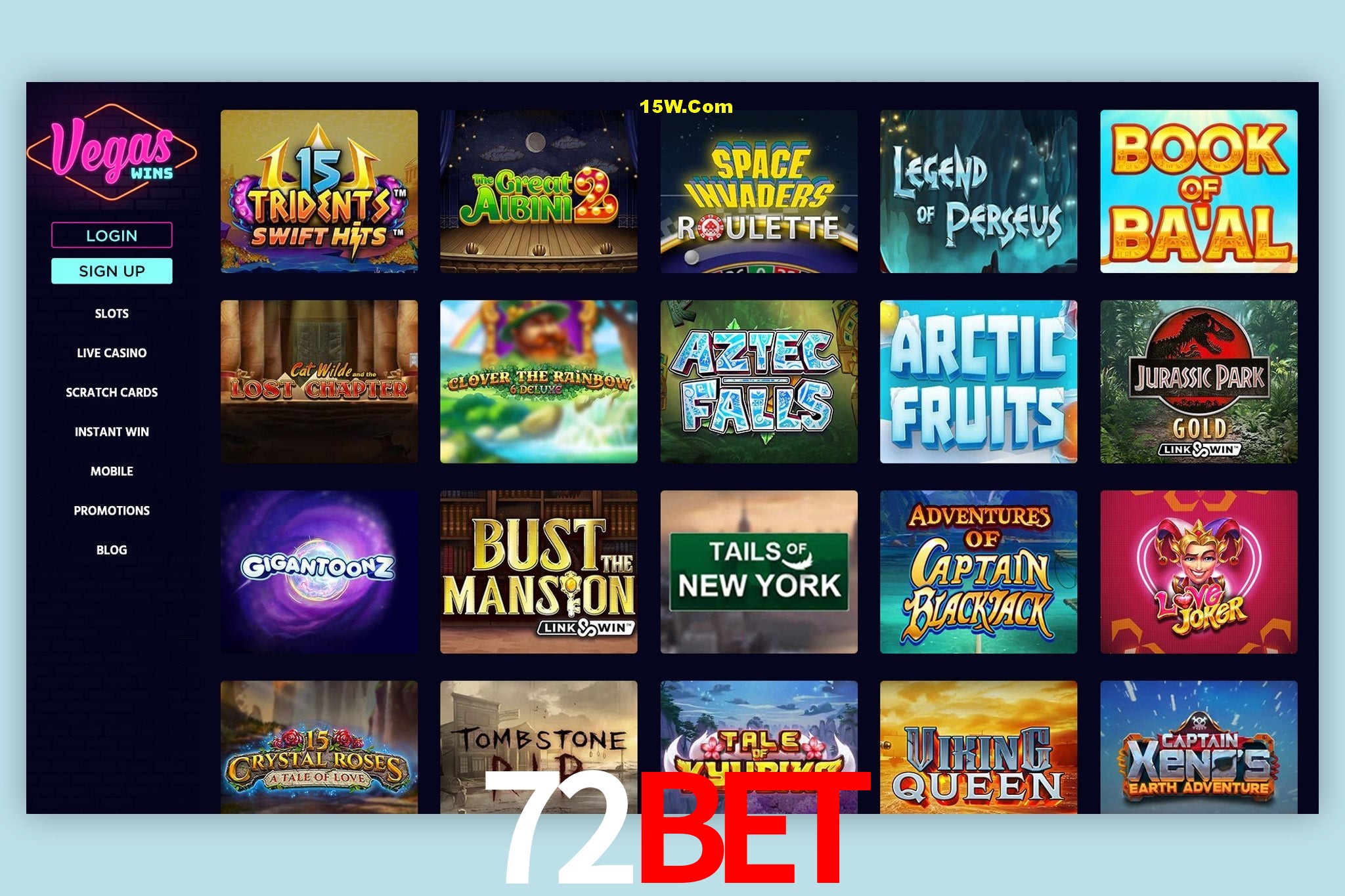 Games Directory 72Bet